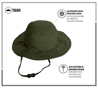 2. Outdoor Boonie Sun Ha-UPF 50 Protection For men and Women