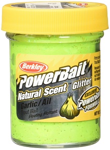 8. Power Bait Natural Glitter Trout Bait.