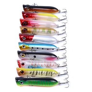 5. Aorace 10 Pieces Artificial Fishing Lures Kit.