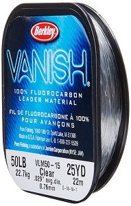 8. Berkley Vanish Fluorocarbon Leader Materials.