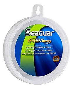 6. Seaguar Fluoro Premier 25 Yards Fluorocarbon Leader.