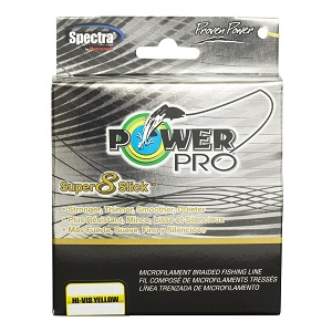 8. Power Pro Super slick Hi-Vis.