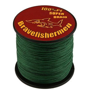 7. Brave fishermen Super Strong PE Braided Fishing Line.