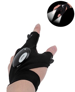 5. Coroler Cool Finers LED Flashlight Gloves For repairing