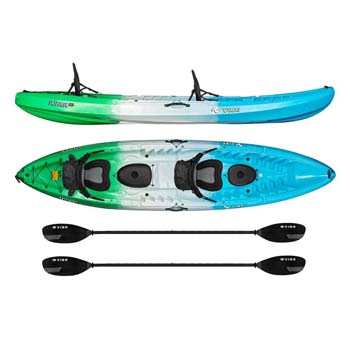 4. Vibe Kayaks Skipjack 120T | 12ft Tandem Kayak