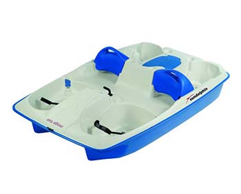 5. Sun Dolphin Sun Slider Adjustable 5 Seat Pedal Boat
