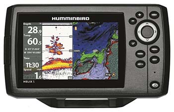 3: Humminbird 410210-1 HELIX 5 CHIRP GPS G2 Fish finder