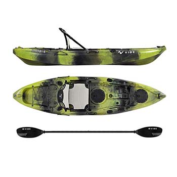 9. Vibe Kayaks Yellowfin 100 10 foot Angler Sit On Top Kayak