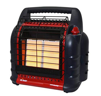 2. Mr. Heater MH18B Portable Propane Heater.