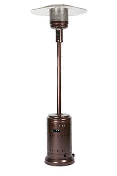 3. Fire Sense Hammer Tone Bronze Patio Heater.
