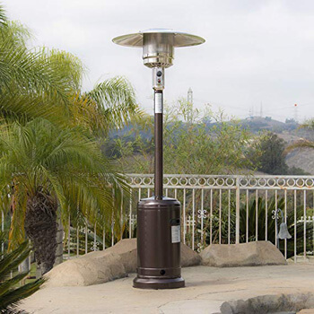 4. Belleze 48,000 BTU Premium Patio Propane Heater.