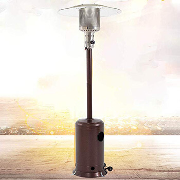 5. Best Massage Patio Heater Tall Hammered Finish Patio Heater.