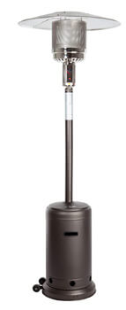 1. Golden Flame 46,000 BTU Mocha Patio Heater.