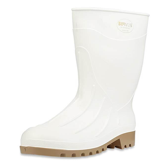 6. Servus 12 Inch PVC Polyblend Soft Toe Shrimp Boots.