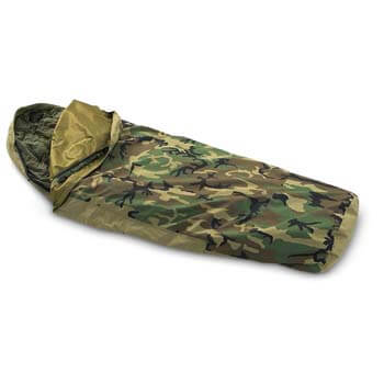 9: Tennier Woodland Camouflage Waterproof Bivy Cover