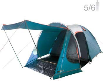 9: NTK Indy GT XL Sleeps up to 6 Person 14.2 by 8.0 FT Outdoor Dome Family Camping Tent