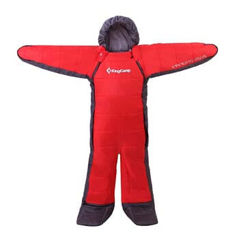 7: KingCamp Standing 3 Season -8 Degree C/17.6 Degree F Full Body Wearable Sleeping Bag