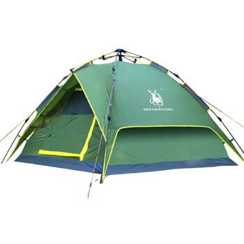 9: HuiLingYang Outdoor Instant 4-Person Pop up Dome Tent