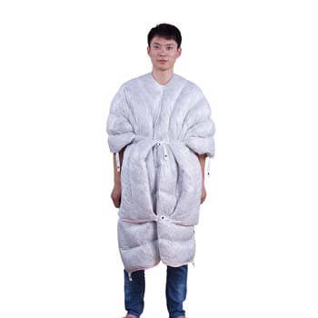 10: WIND HARD Wearable 95% Goose down Sleeping Bag