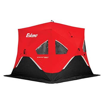 2: Eskimo FatFish Portable 3-4 Person Pop Up Ice Fishing