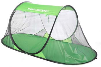 9: SANSBUG 1-Person Free-Standing Pop-Up Mosquito-Net (Poly Floor)