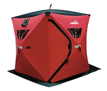 1: Ice Cube 3 Man Portable Ice Shelter by ThunderBay