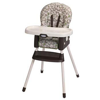 6: Graco Simpleswitch Portable High Chair and Booster, Zuba, One Size