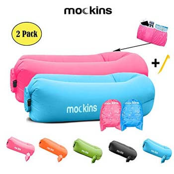 4: Mockins 2 Pack Inflatable Lounger Air Sofa