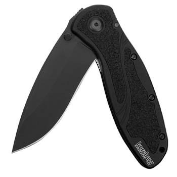 1. Kershaw Blur Black (1670BLK) Everyday Carry Pocketknife