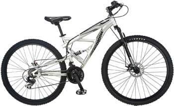 2. Mongoose Impasse Men’s Mountain Bike, 18-inch Frame, 29-inch Wheels with Disc Brakes