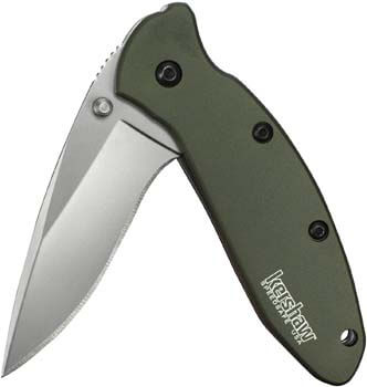 2. Kershaw Scallion Pocket Knife, 2.4-inch Folding Blade