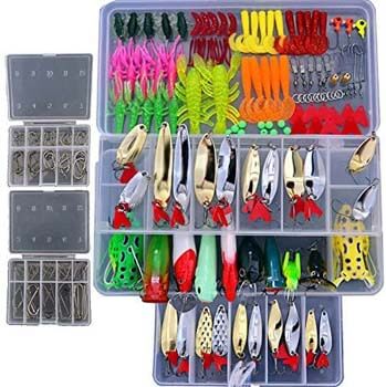 8. Smartonly1 Set 226Pcs Fishing Lure Tackle Kit