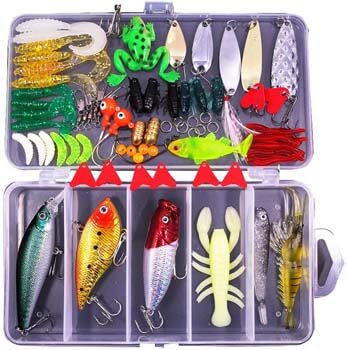 4. Sptlimes 77Pcs Fishing Lures Kit Set