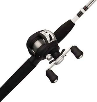 1. Shakespeare Alpha Medium 6' Low Profile Fishing Rod and Bait cast Reel Combo (2 Piece)