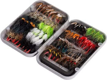 9. Bassdash Fly Fishing Flies Kit Fly Assortment Trout Bass Fishing