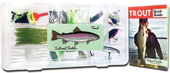 5. Tailored Tackle Trout Fishing Kit 77 Pc Tackle Box