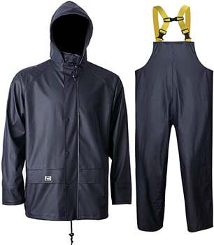 4. Navis Marine Rain Suit for Men Women Heavy Duty Workwear Waterproof Jacket with Pants 3 Pieces