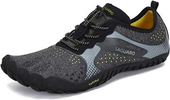 7. SAGUARO Men’s Women’s Barefoot Gym Walking Trail Beach Hiking Water Shoes