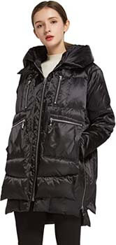 10. Orolay Women's Thickened Hooded Down Jacket