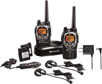3. Midland - GXT1000VP4, 50 Channel GMRS Two-Way Radio