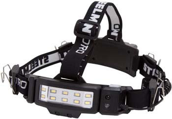 8. STEELMAN PRO 78834 Slim Profile Rechargeable LED 250-Lumen Motion Activated Headlamp