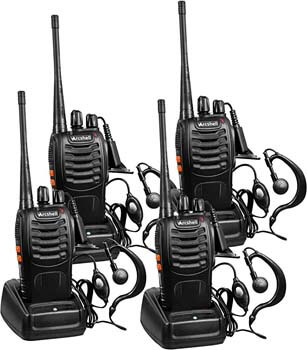 1. Arcshell Rechargeable Long Range Two-Way Radios