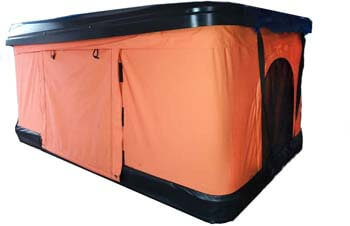 7. TMB Orange Pop Up Roof Overland Tent Universal