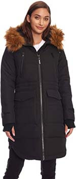 7. Alpine North Women's Vegan Down Drawstring Winter Parka