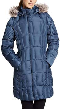 8. Eddie Bauer Women's Lodge Down Parka