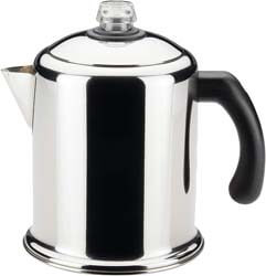 1. Farberware 50124 Classic Yosemite Stainless Steel Coffee Percolator