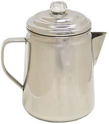 3. Coleman Stainless Steel Percolator, 12 Cup