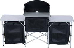 5. Outsunny 6' Aluminum Portable Fold-Up Camping Kitchen