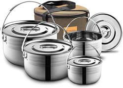 10. Wealers Camping Cookware Set