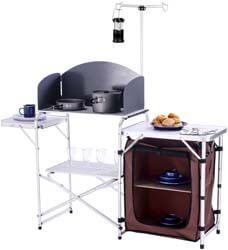 1. CampLand Folding Cooking Table Outdoor Portable Cook Station